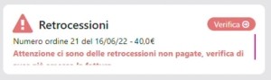 Grafica errore retrocessioni concessionario