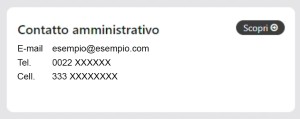 Grafica del contatto amministrativo concessionario